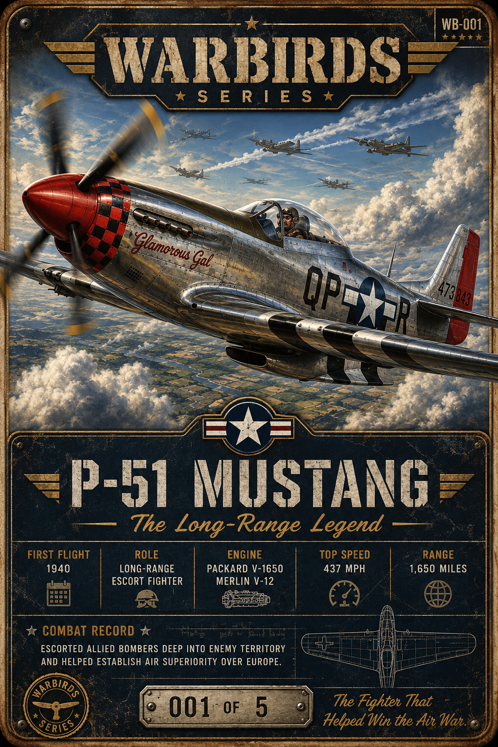 Flyin' Outlaw Series – Aircraft Wanted Poster Magnet