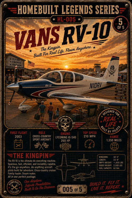 Flyin' Outlaw Series – Aircraft Wanted Poster Magnet