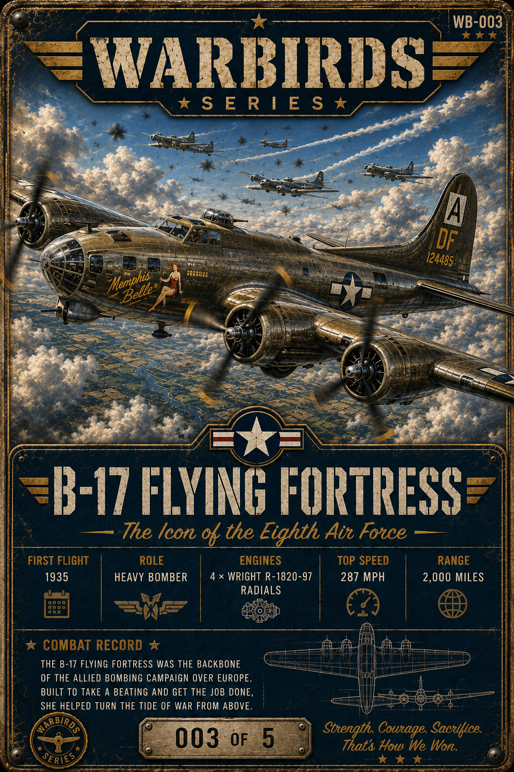 Flyin' Outlaw Series – Aircraft Wanted Poster Magnet