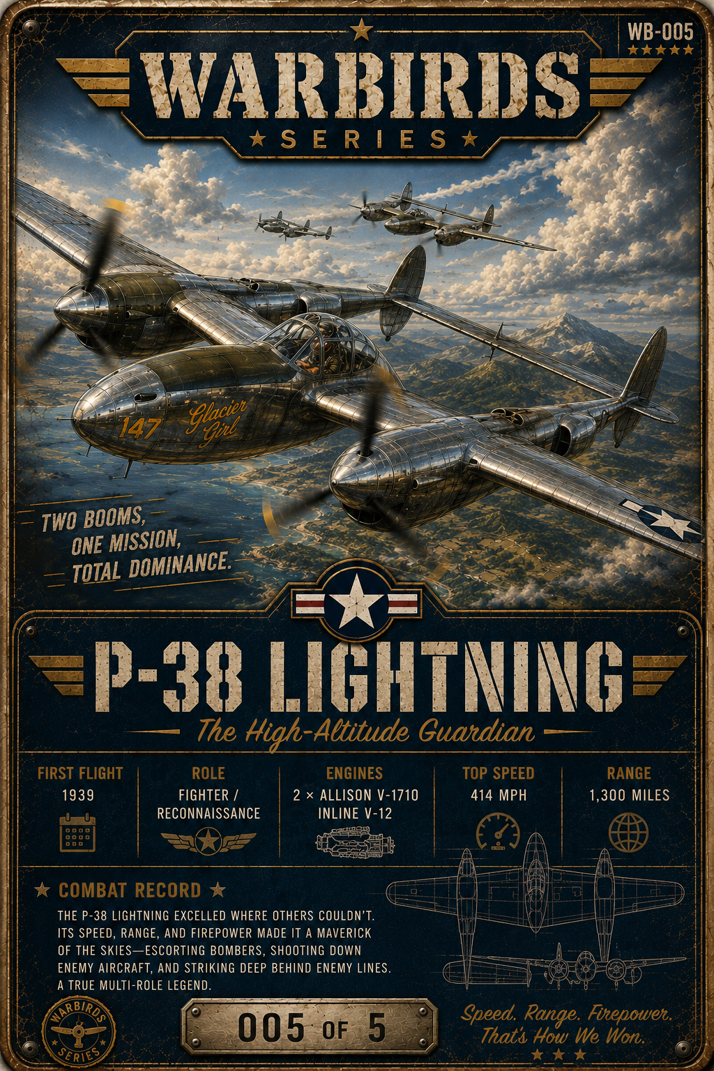 Flyin' Outlaw Series – Aircraft Wanted Poster Magnet